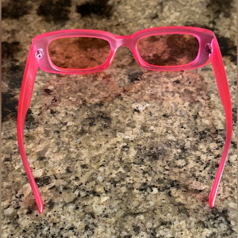 Hot Pink Sunglasses - Picture 6 of 6